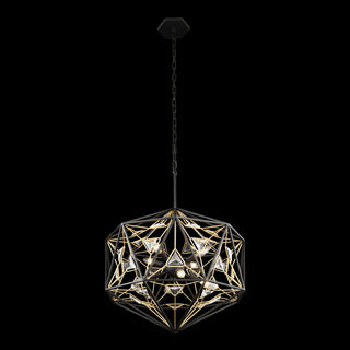 Marcia 8-Lt Orb Pendant - MB/FG