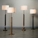 Marcus Floor Lamp, Antique Brass