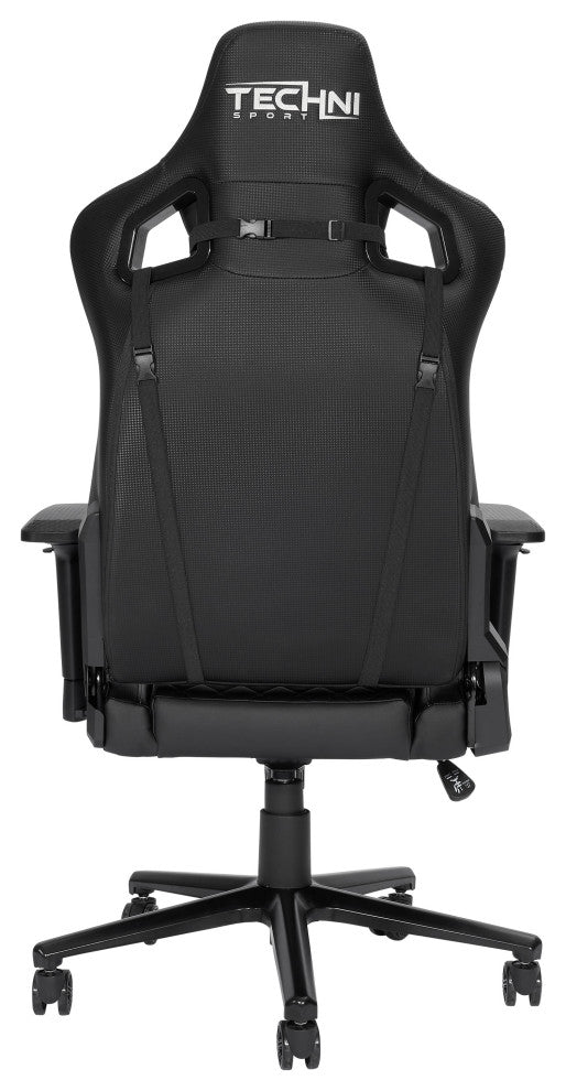 Ts-83 Ergonomic High Back Racer Style Gaming Chair, Black