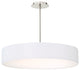 WAC Lighting Manhattan 26in LED Pendant in Brushed Nickel