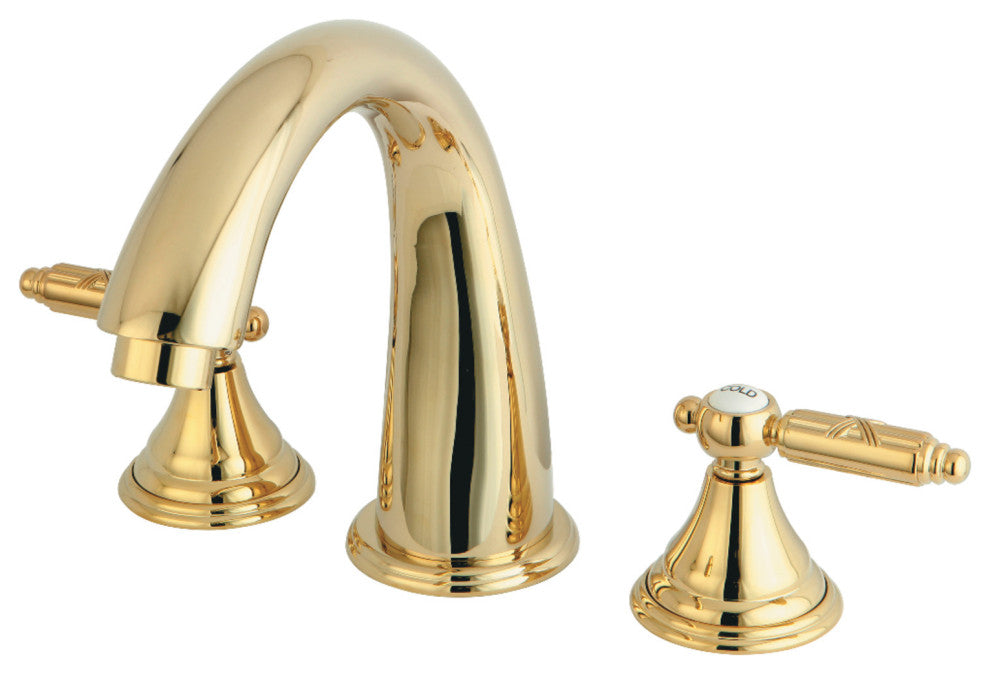 Kingston Brass Roman Tub Faucet, Polished Brass