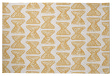 Bongo Rhythm Rug, Yellow, 4'x6'