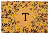 Calloway Mills Lily Bliss Monogram Doormat, Letter T