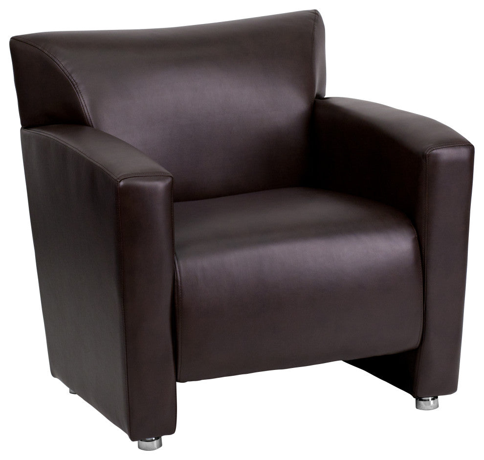 HERCULES Majesty Series Brown LeatherSoft Chair