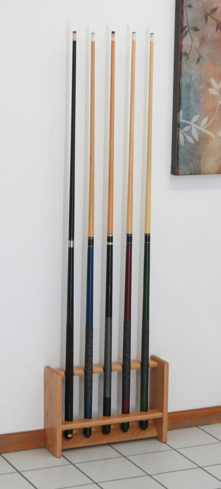 Pool Cue Rack, 5 Cue, Black
