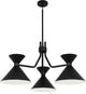 Robert Abbey RA-1254 3-Light Chandelier, Cinch