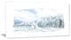 "Christmas Winter Happy Panorama" Landscape Wall Art, 40"x20"