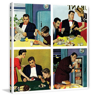 "Night Raid" Painting Print on Canvas by Richard Sargent