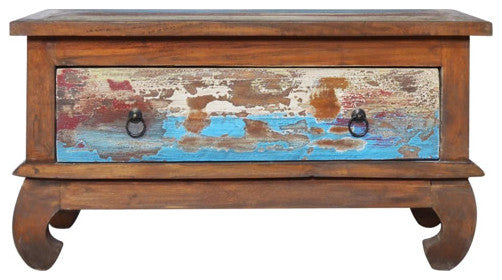 vidaXL Coffee Table End Table Accent Sofa Table Furniture Reclaimed Teak Wood