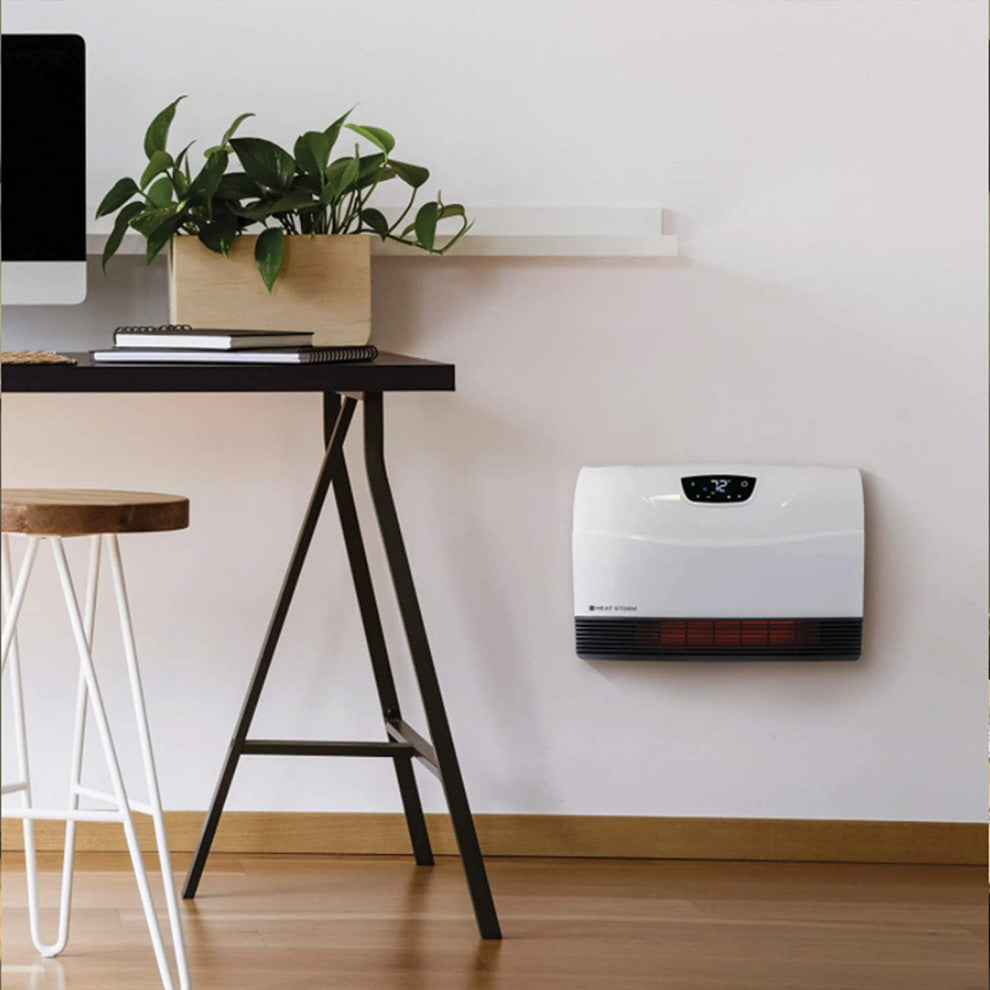 Heat Storm 1500 Watt Infrared WiFi enabled, wall mount  electric space heater