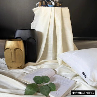 Cream Silk Dupioni Fabric By The Yard, 4 Yards For Curtain, Dress Wholesale