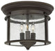Hinkley Gentry Extra Small Flush Mount, Olde Bronze