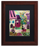 Natasha Wescoat 'La Vie En Rose' Art, Wood Frame, Black Mat, 11x14