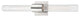 Hogan 2-Light Wall Sconce Burnished Nickel