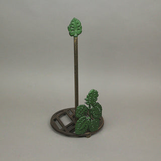 Cast Iron Monstera Leaf Paper Towel Holder Countertop Beach Themed Kitchen Deco