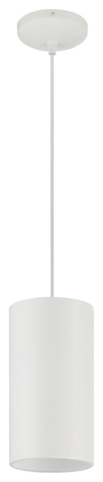 Matte White One Light Pendant from the Pilson XL Collection