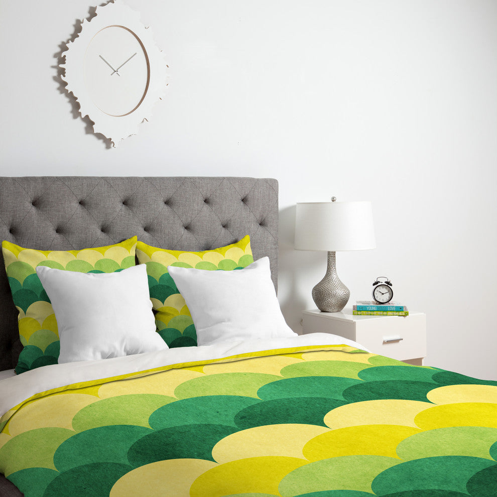 Deny Designs Arcturus Scales Duvet Cover - Lightweight