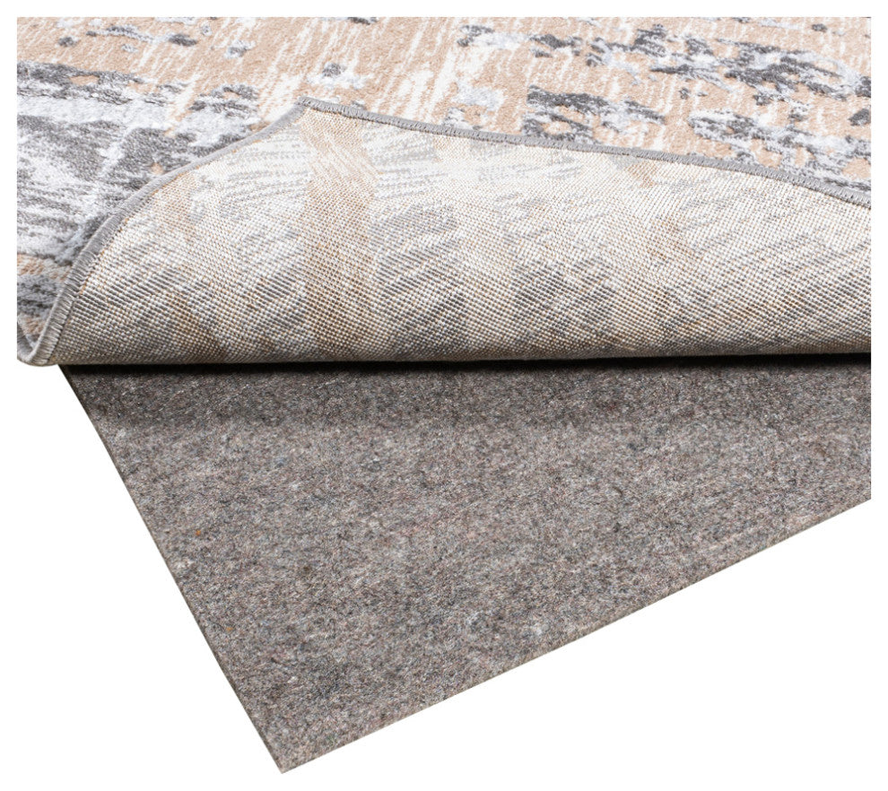 Duo-Lock Rug Pad Gray/Brown, Area Rug Pad, 10 X 14