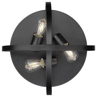 Colson Flush Mount, Matte Black