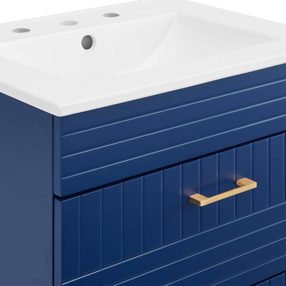 Daybreak 24" Bathroom Vanity, Blue White