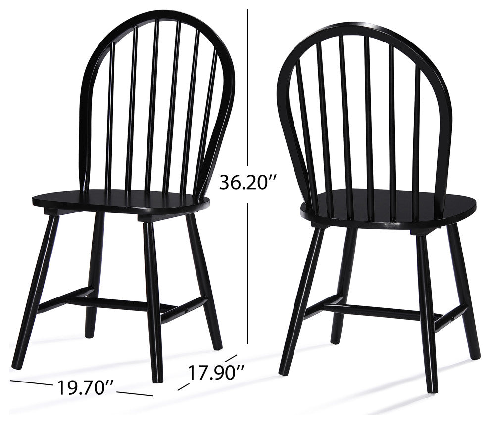 Southview Contemporary Iron and Wood 7-Piece Dining Set, Black