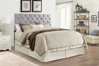 Novo 2 Headboard, Light Gray, Full
