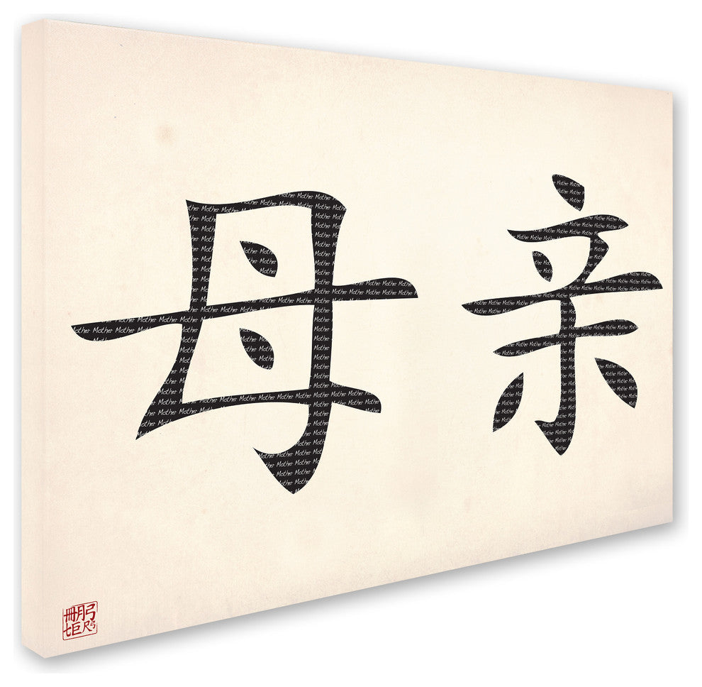 'Mother - Horizontal White' Canvas Art by Master's Fine Art