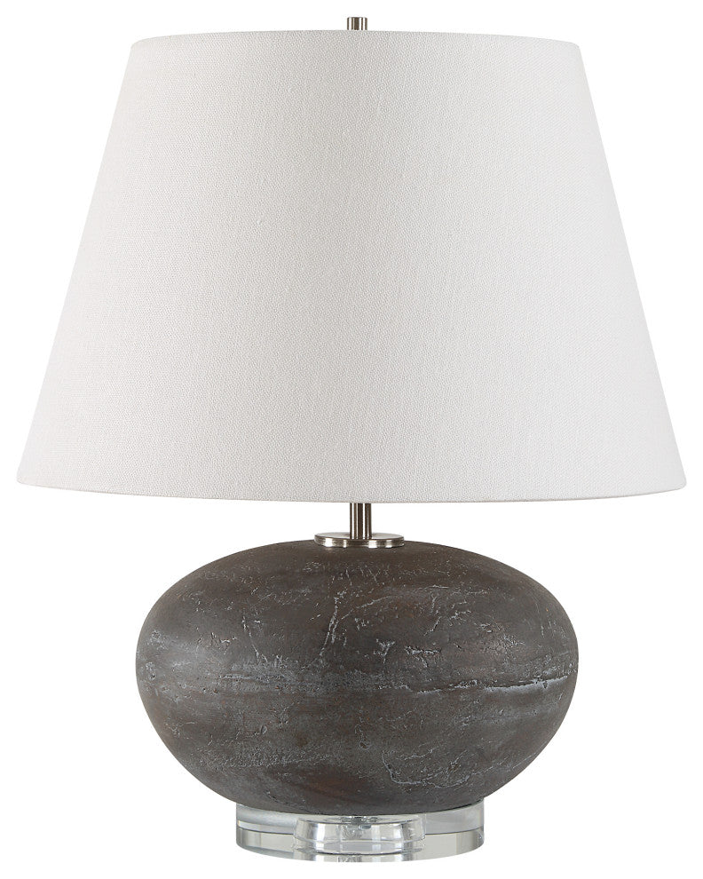 Uttermost Beckley Gray Stone Table Lamp
