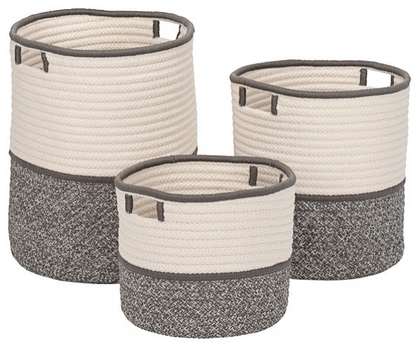Colonial Mills Basket Jaydon Basket Gray Round