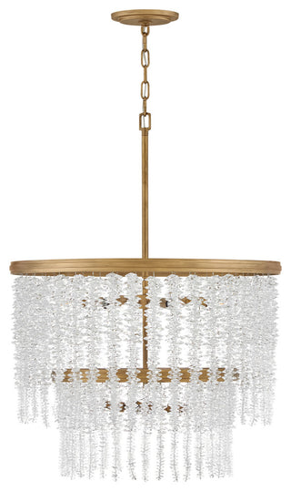 Fredrick Ramond Rubina Medium Chandelier, Burnished Gold