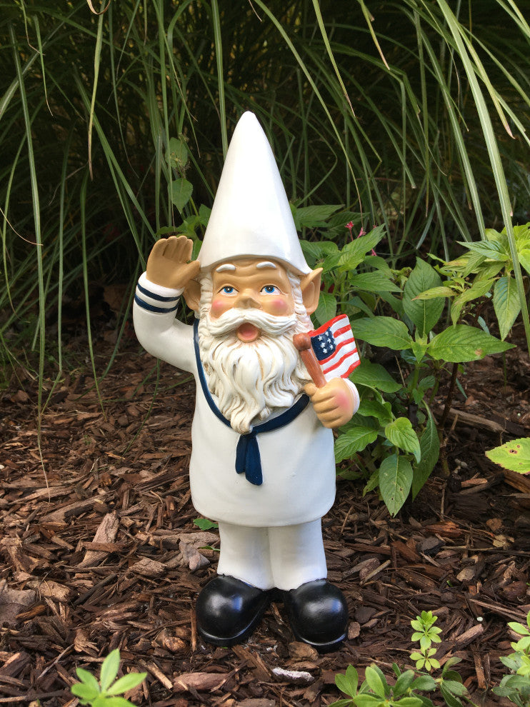 12" Resin Navy Gnome