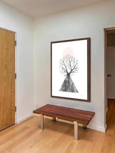 "Three Worlds" Framed Painting Print, 24"x36"