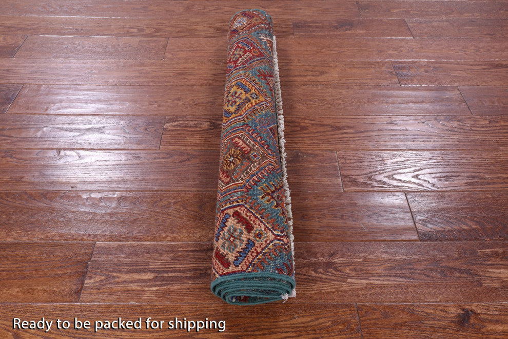 Khorjin Super Kazak Handmade Rug 2' 10" X 3' 11" Q11110
