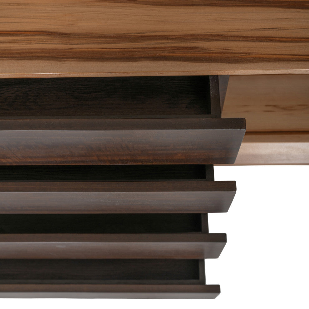 IE Series, Mensa, Console, Smoked Eucalyptus Top, Redgum Base