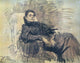 Ilia Efimovich Repin Portrait of Actress Eleonora Duse Gallery Wrap Canvas