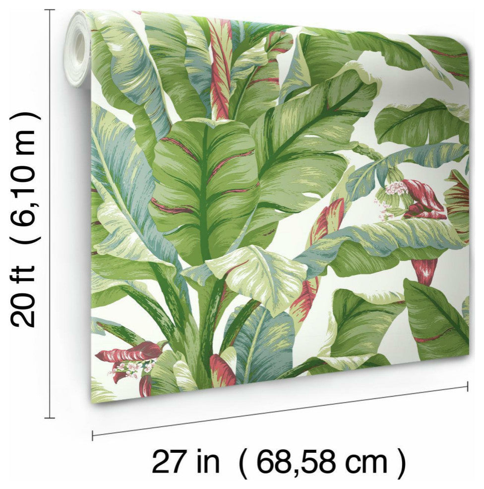 Banana Leaf Peel and Stick Wallpaper