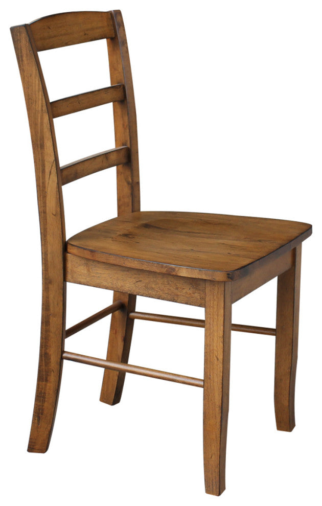 Set of Two Madrid Chairs, Pecan