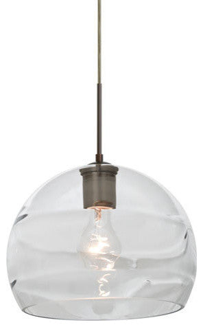 Spirit 1 Light Pendant Lighting, Bronze