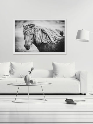Marmont Hill, "Beautiful Mane" Framed Painting Print, 36x24