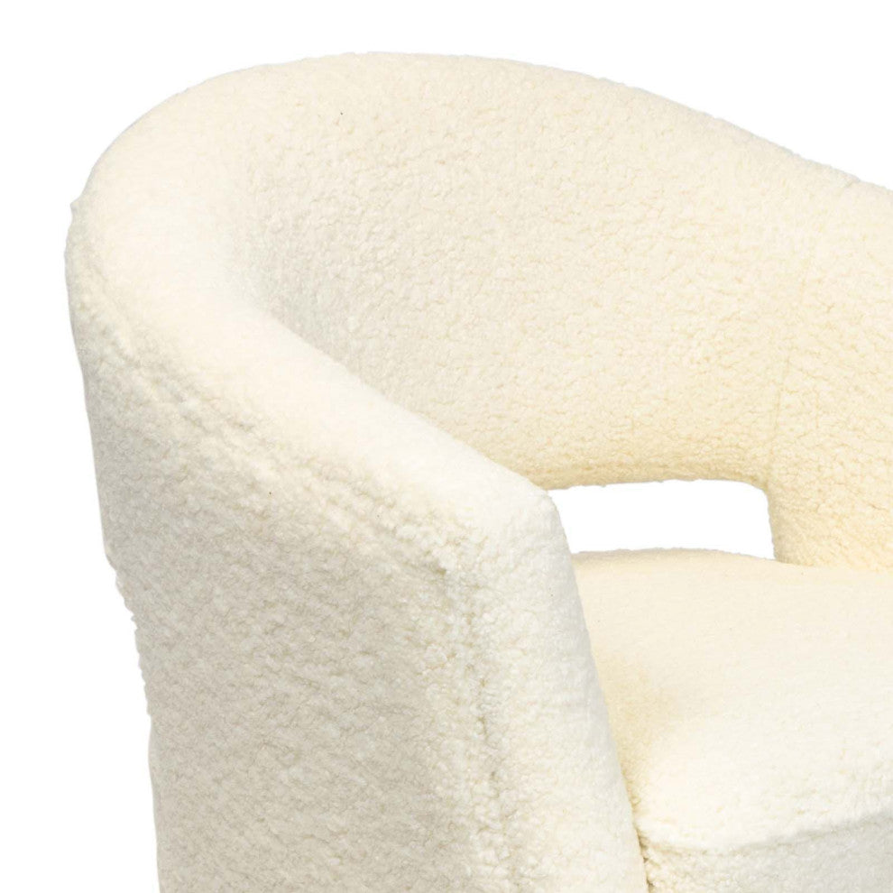 Mimi Chair, Boucle Faux Wool
