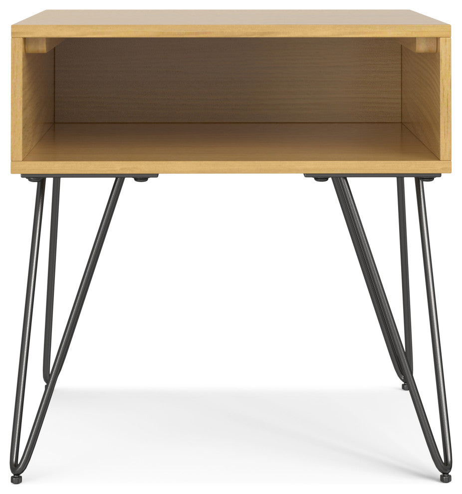 Hunter End Table, Oak Veneer