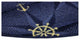 8'x11' Oval Custom Area Rug Mariners Tale, Nylon Stainmaster Carpet, Blue