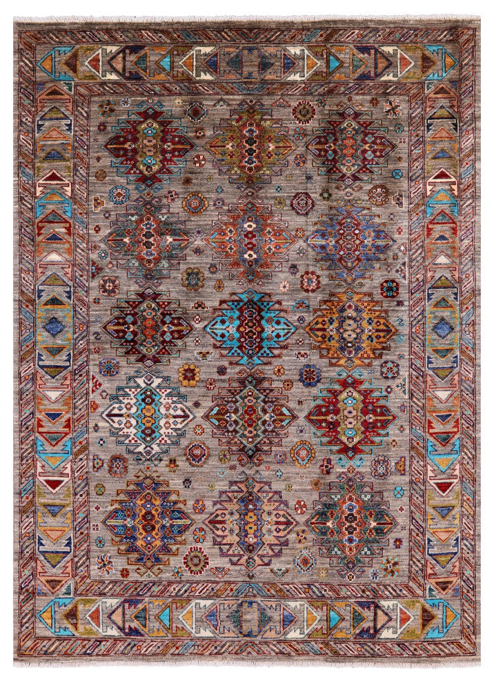 4' 11" X 6' 8" Persian Hand Knotted Wool Rug - Q12192
