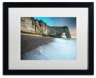 'Gate to the Ocean' Matted Framed Canvas Art by Mathieu Rivrin