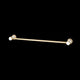 Victorian Towel Bar for Bathroom Spectrum Brass White 32 Inch