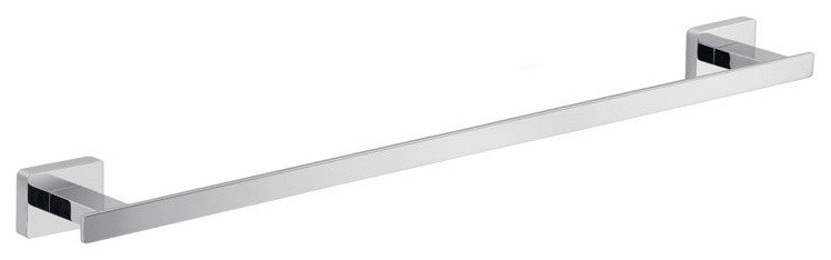 24" Square Polished Chrome Towel Rail