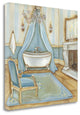 "Blue Bath" By Kim Lewis, Giclee Print on Gallery Wrap Canvas, Ready to Hang