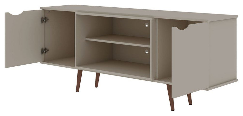 Hampton 62.99 TV Stand in Off White