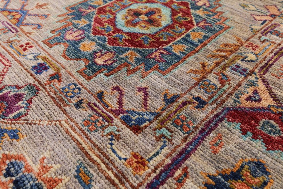 4' 0" X 6' 1" Fine Turkmen Ersari Handmade Rug - Q12478