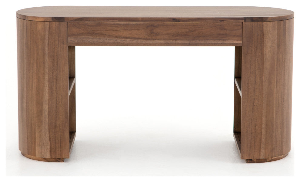 Pilar Desk-Caramel Brown Veneer